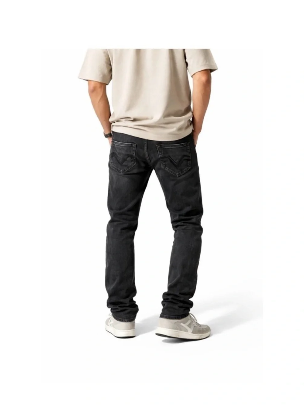 BUCKLE Salvage Co Black Slim Straight Jeans